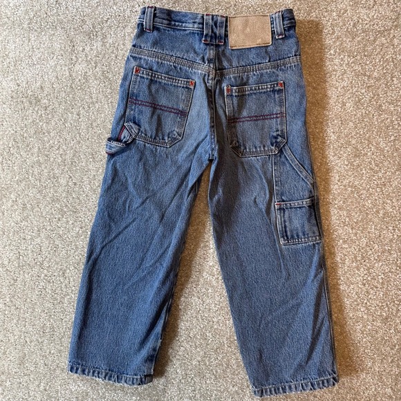 Vtg Carters jeans boys size 5 denim medium wash straight elastic waist‎ - Picture 4 of 6